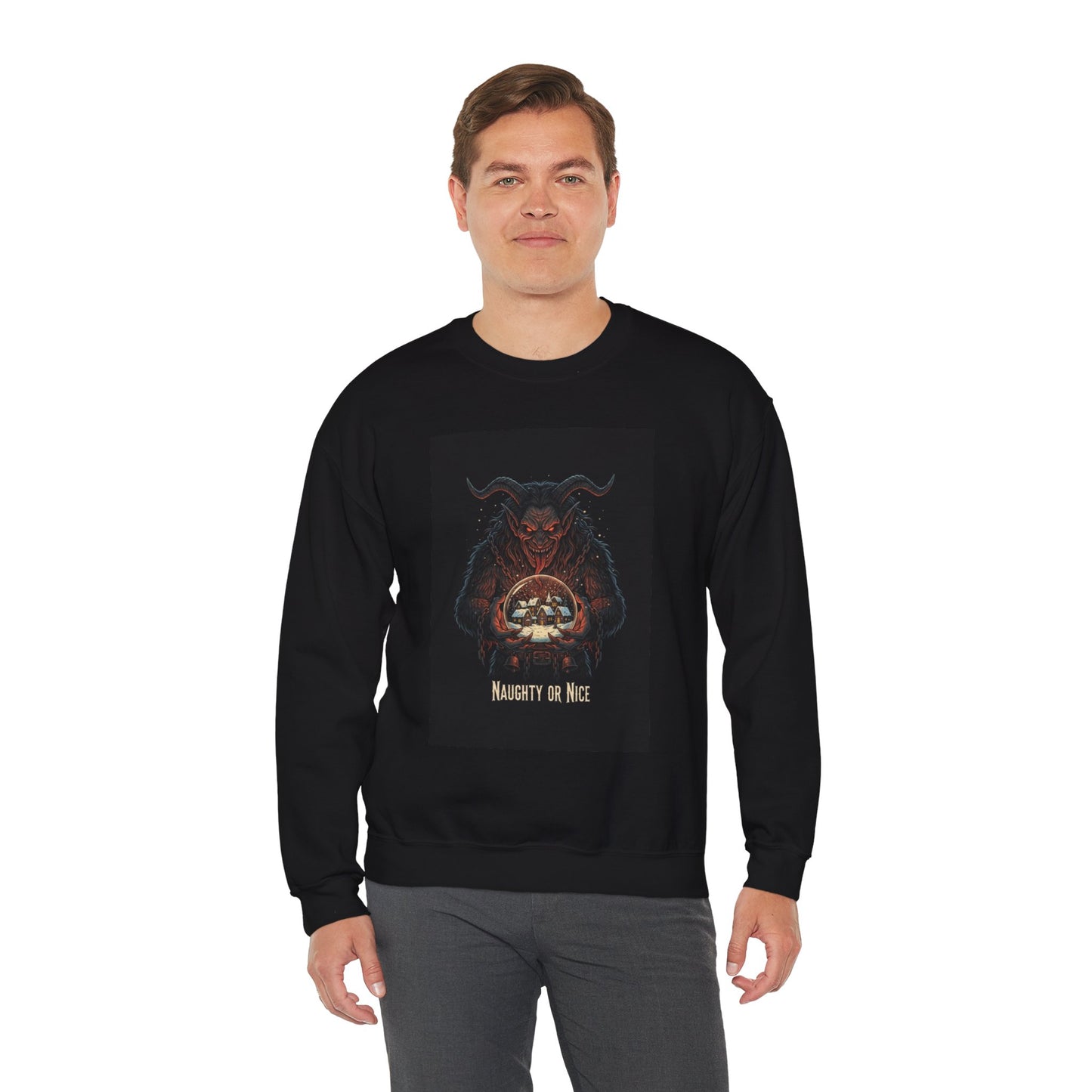 Krampus 'Naughty or Nice' Crewneck Sweatshirt