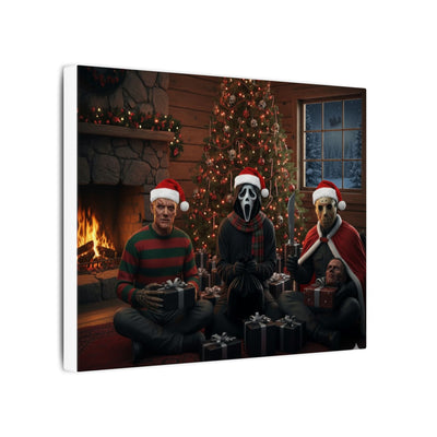 Christmas Horror Canvas Print