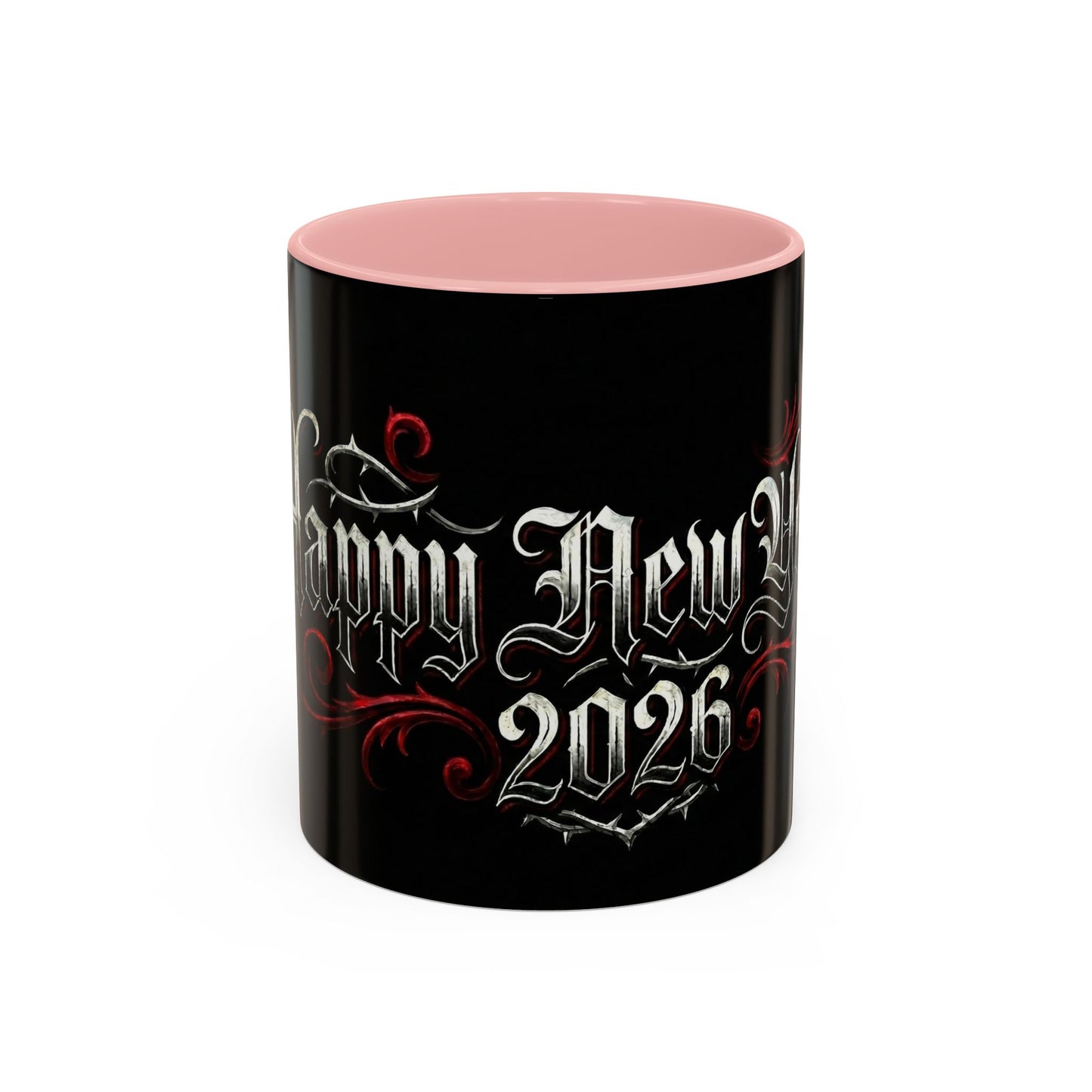 Happy New Year 2026 Accent Coffee Mug