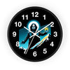 Ozzy Stylish Black Wall Clock with Iconic Design