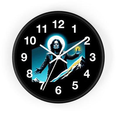 Ozzy Stylish Black Wall Clock with Iconic Design