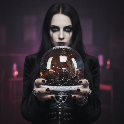 Holiday Horror Snow Globe — Christmas Masked Trio