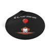 Creepy Horror Round Vinyl Stickers - "We All Float Down Here"