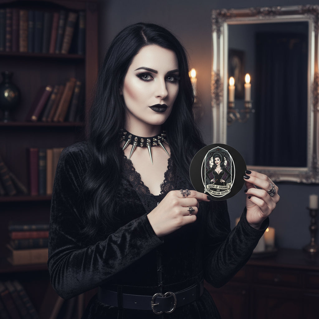 Gothic Queen of Screams Vinyl Stickers