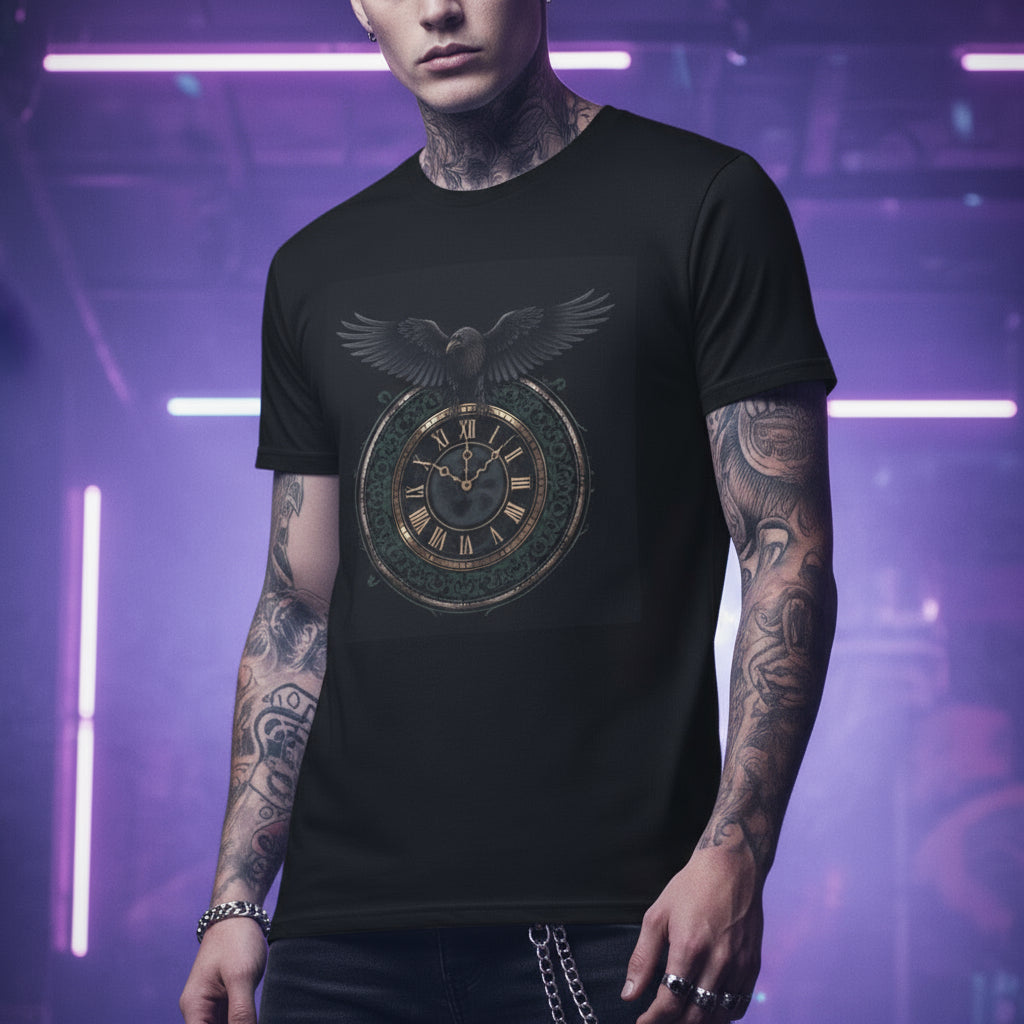 Raven Clock T-Shirt