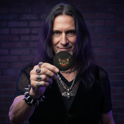 Bat Round Vinyl Stickers