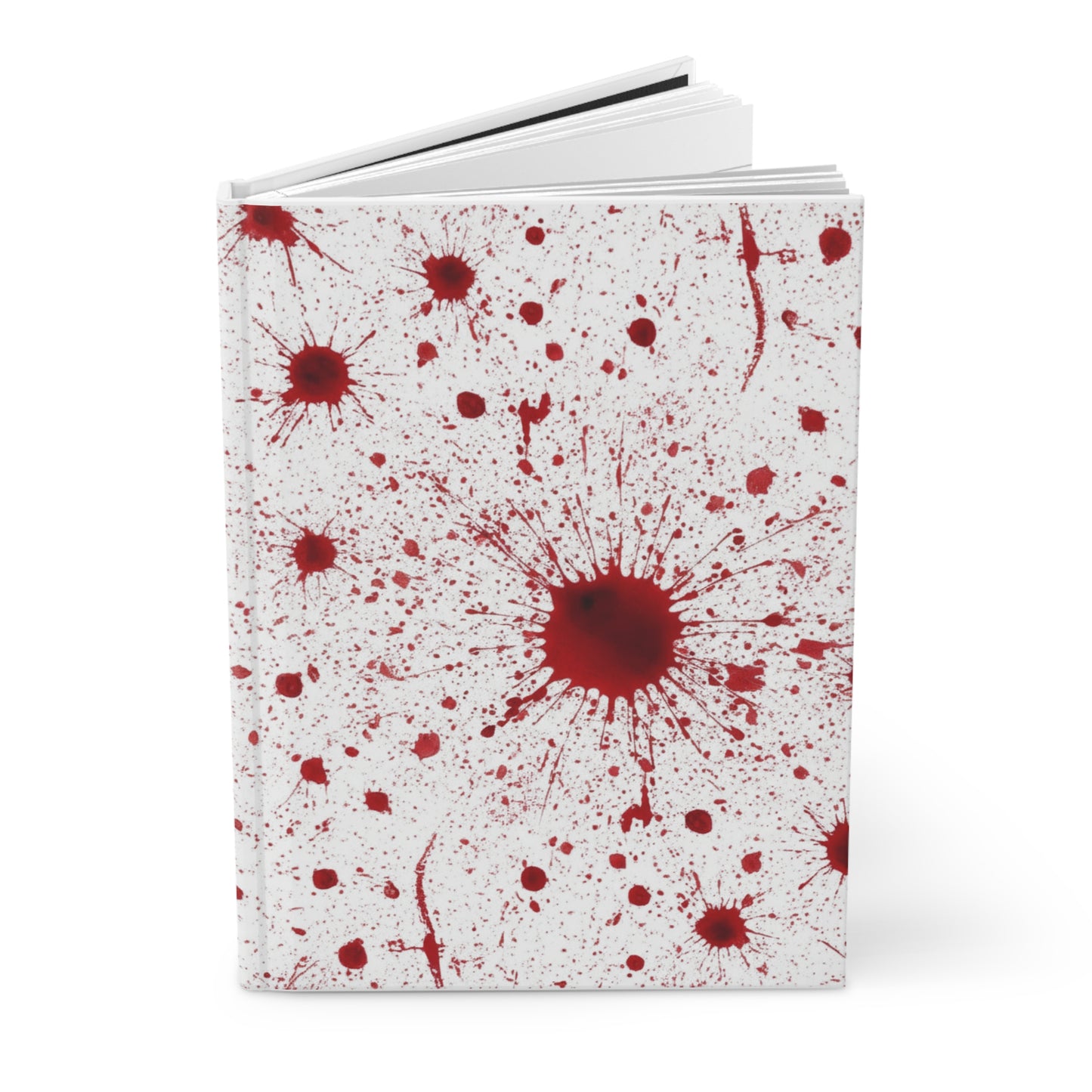 Blood Splatter Hardcover Journal