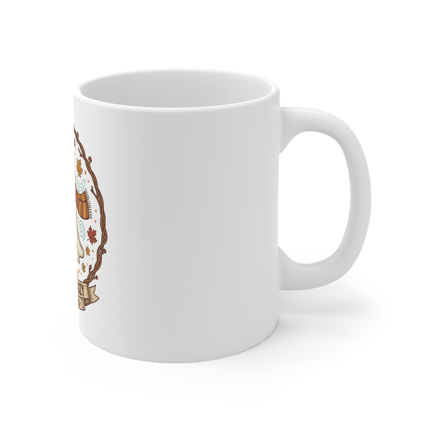 Spooky & Cozy Ghost Coffee Mug