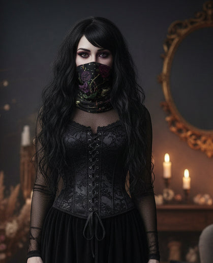 Velvet Nightshade Neck Gaiter