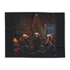Christmas Horror Movie Trio Fleece Blanket