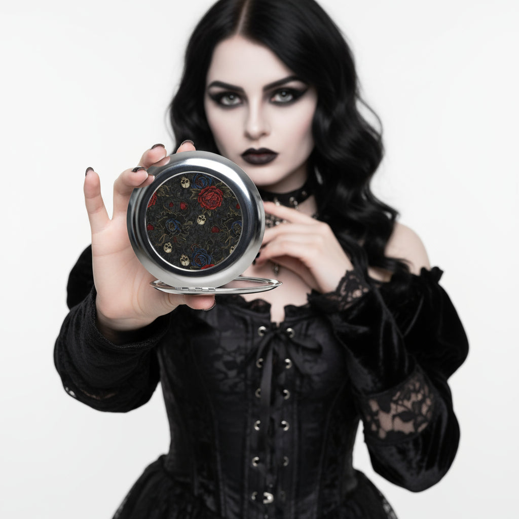 Midnight Requiem Travel Mirror