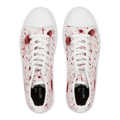 Blood Stained Women's High Top Sneakers