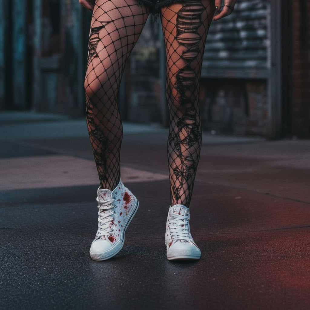 Blood Stained Women's High Top Sneakers