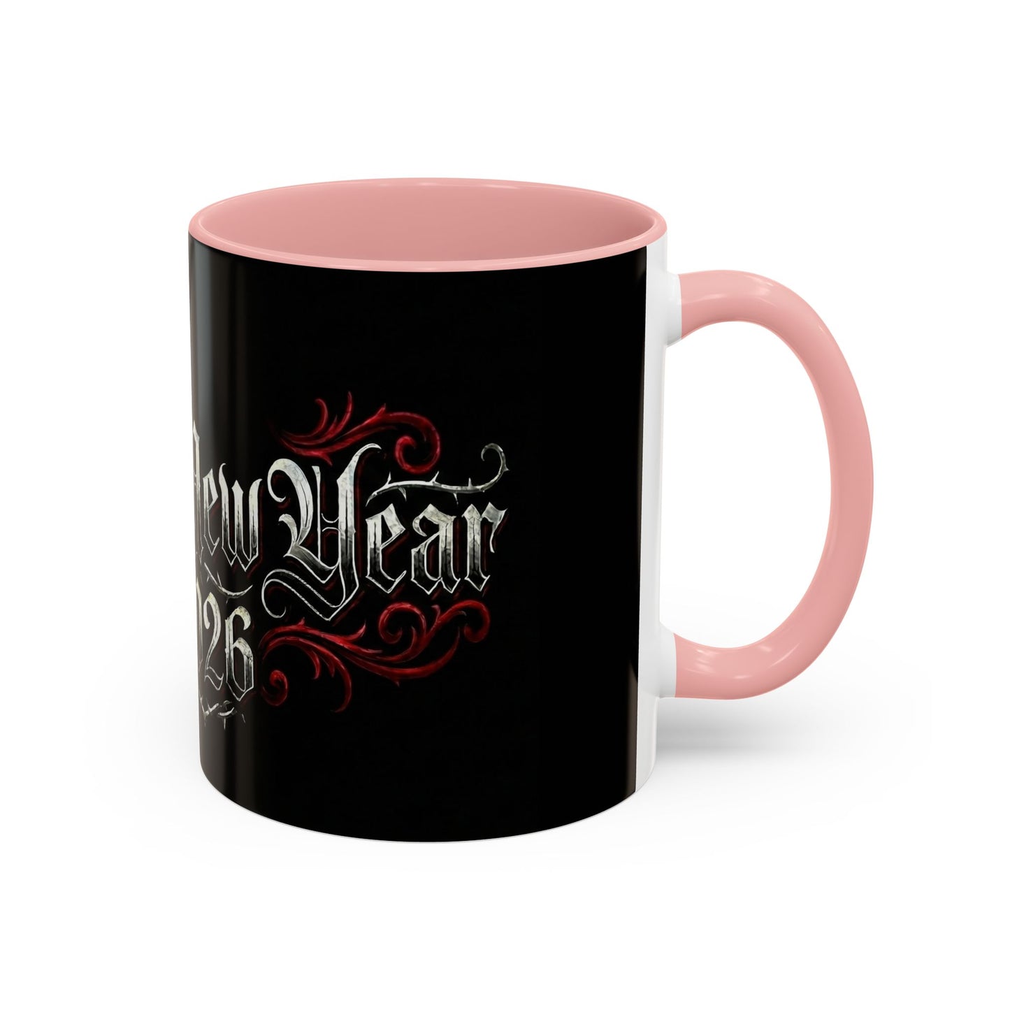 Happy New Year 2026 Accent Coffee Mug
