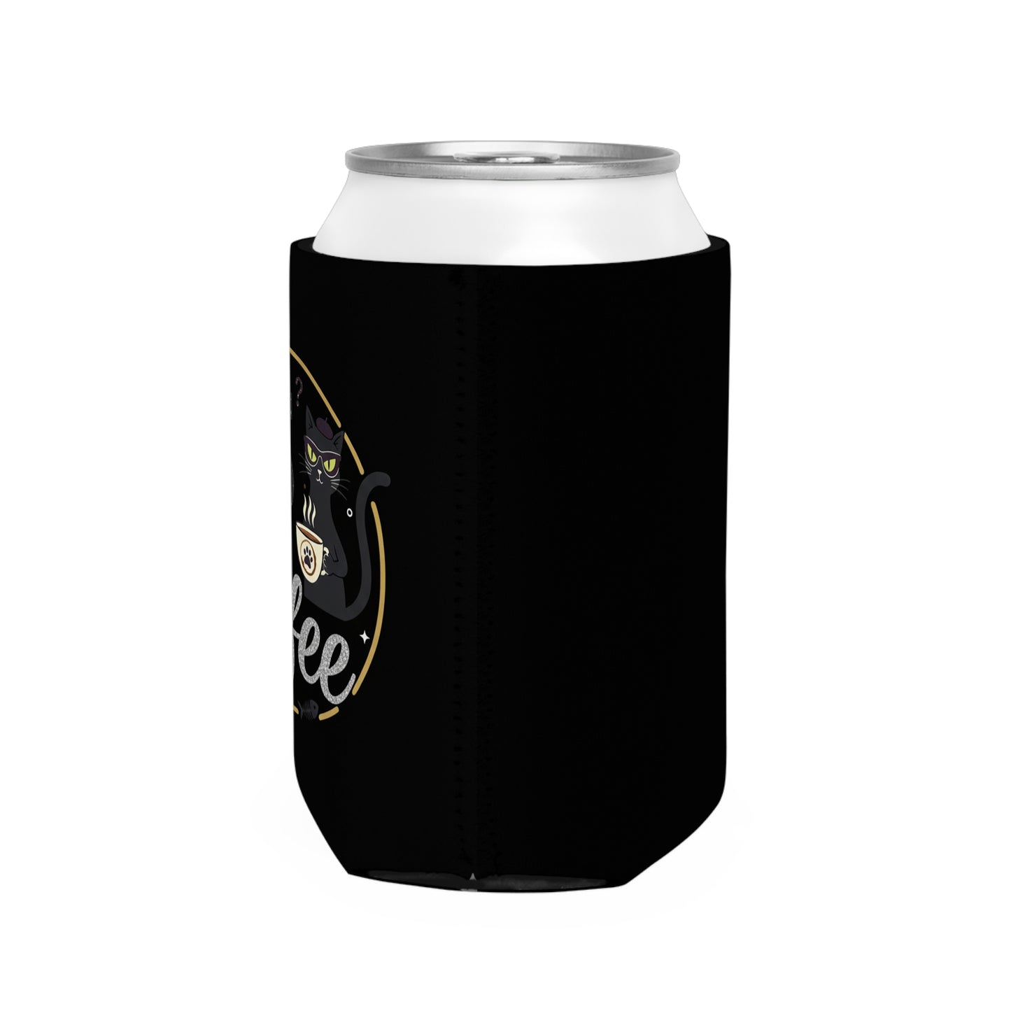 Cats and Coffee Can Cooler Sleeve