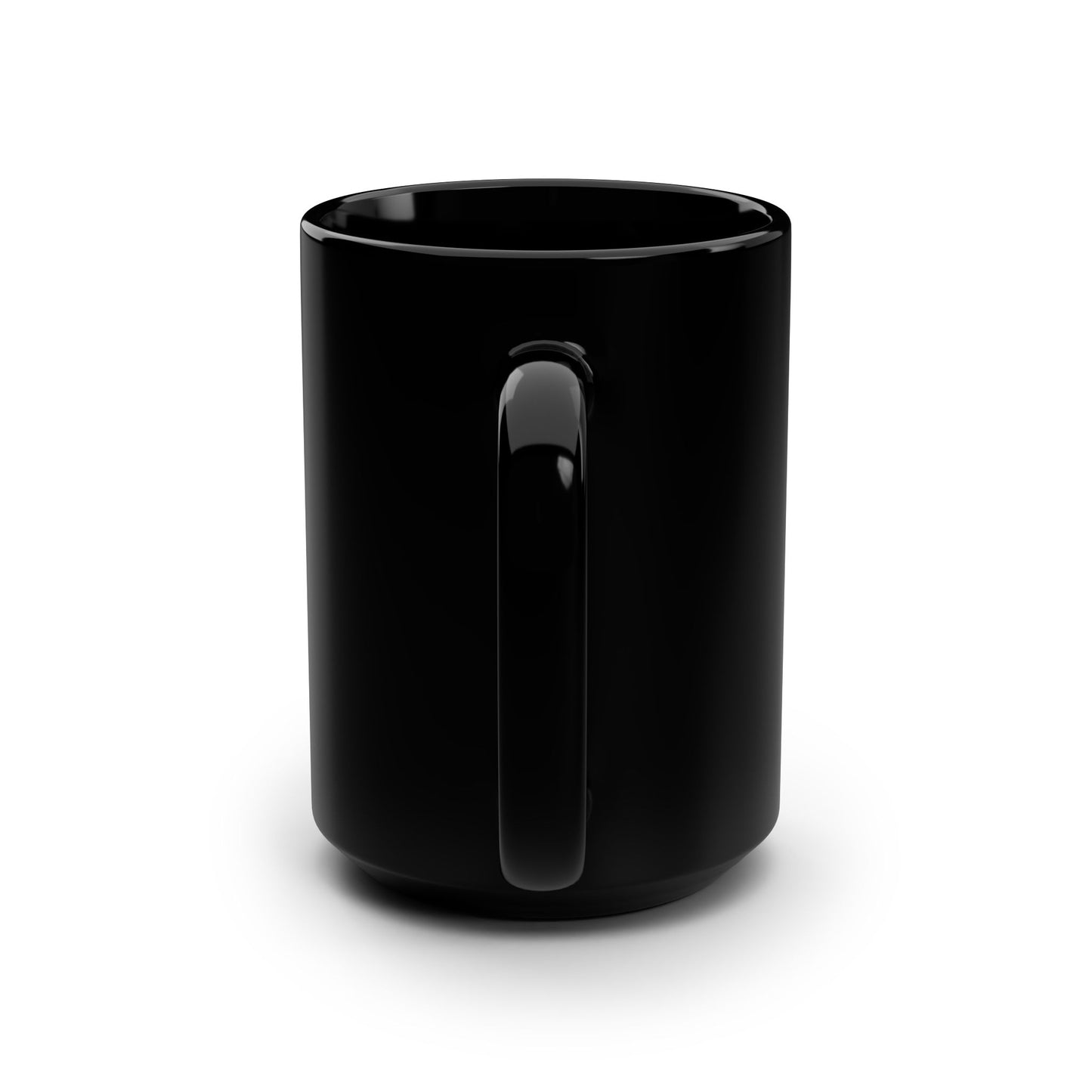 Ghost Face Black Mug, 15oz