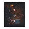 Christmas Horror Movie Trio Fleece Blanket