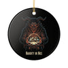 Krampus 'Naughty or Nice' Ceramic Christmas Ornament