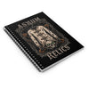 Asylum Relics Themed Spiral Notebook - Dark Aesthetic Writing Journal
