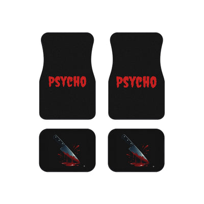 Psycho Car Mats (Set of 4) | Edgy Auto Accessories