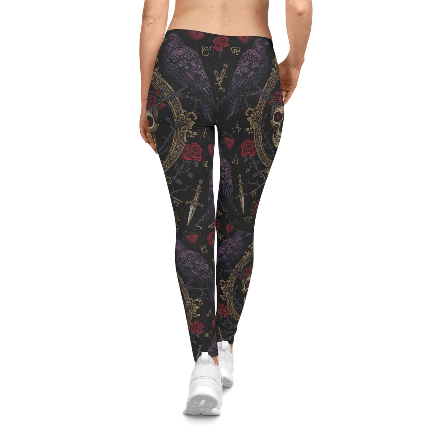 Ravens Rose Leggings for Women