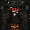 Asylum Relics Christmas Stocking — Buffalo Plaid Cuff