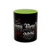 Happy New Year 2026 Accent Coffee Mug