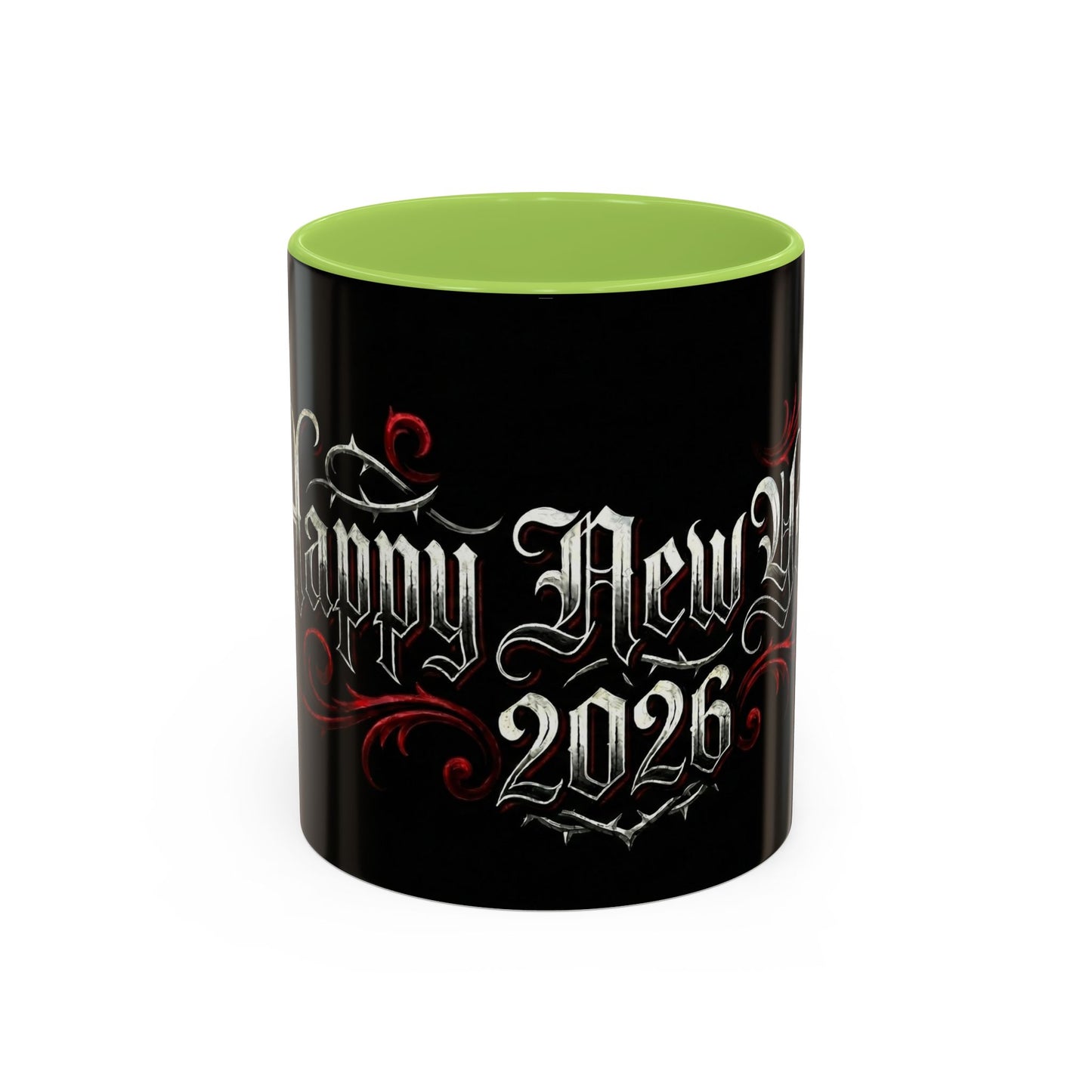 Happy New Year 2026 Accent Coffee Mug