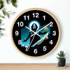 Ozzy Stylish Black Wall Clock with Iconic Design