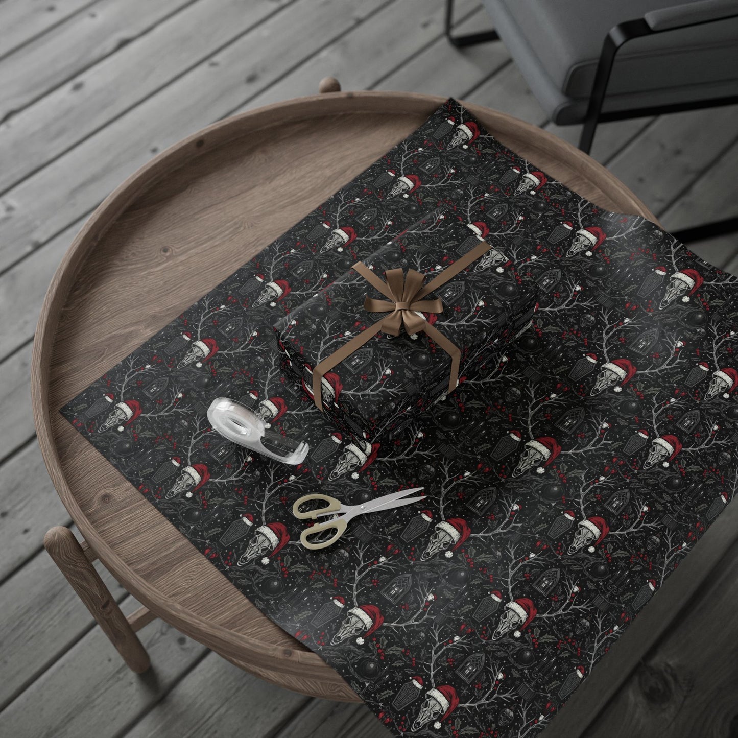 Noel Noir Wrapping Paper Roll