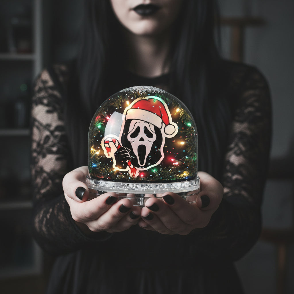 Holiday Scream Snow Globe