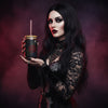 Midnight Requiem Sipper Glass with Straw - 16oz