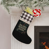 Holiday Horror Show Christmas Stocking — Buffalo Plaid Cuff Holiday Stocking
