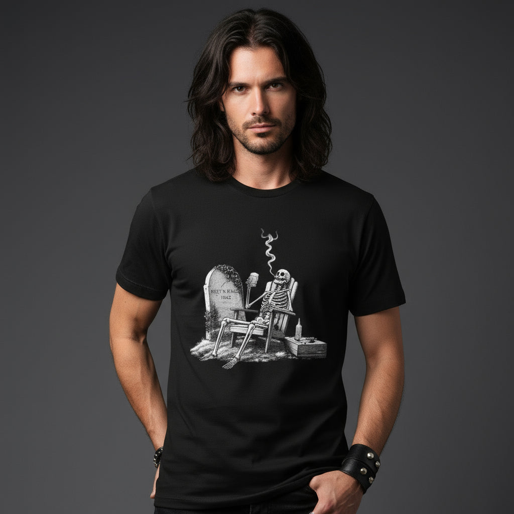 Chillin Skeleton Graphic Tee