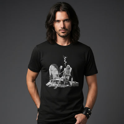 Chillin Skeleton Graphic Tee