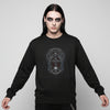 Nocturnal Blood Gothic Skull Emblem Unisex Crewneck Sweatshirt