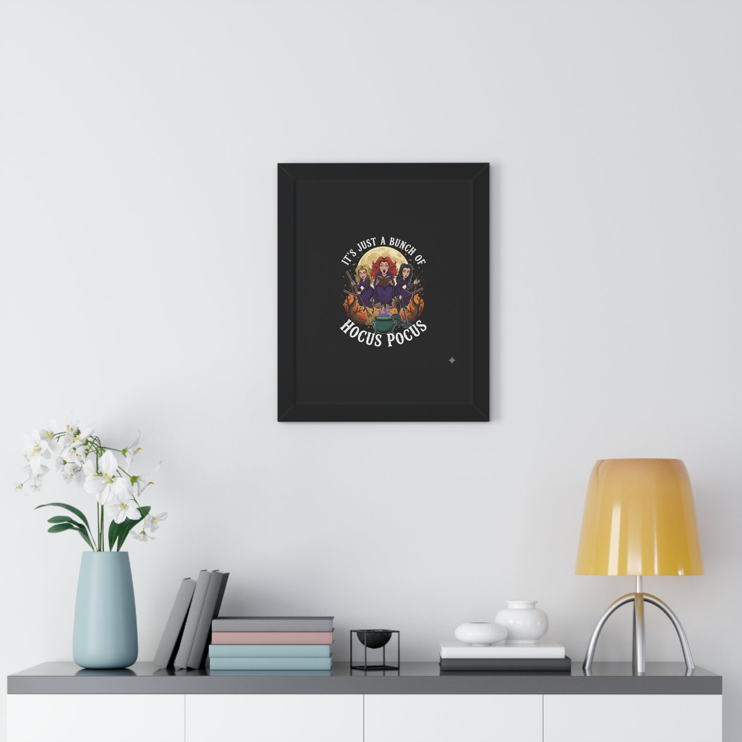 Framed Vertical Poster "It's just a bunch of Hocus Pocus"