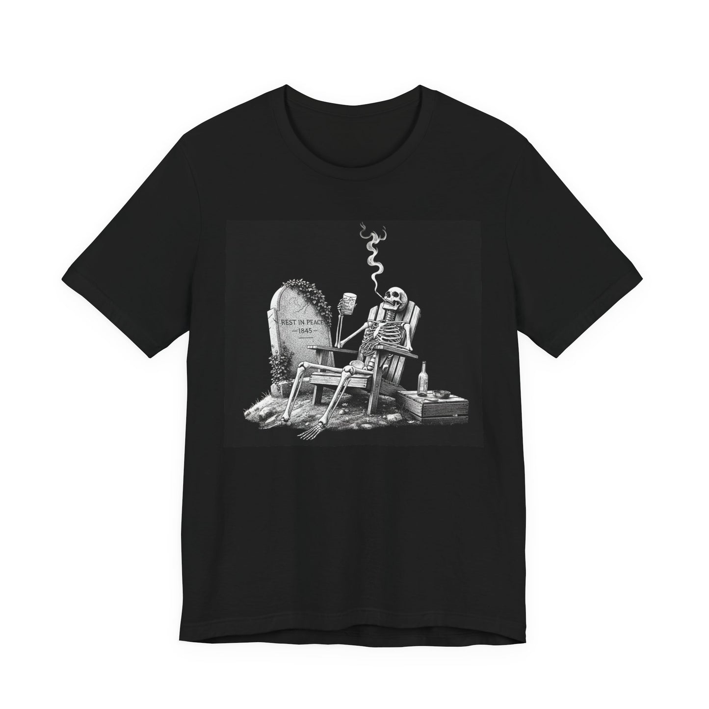 Chillin Skeleton Graphic Tee