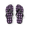 Gothic Skull Flip Flops (Purple)