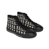 Bold Skull Print Women's High-Top Sneakers