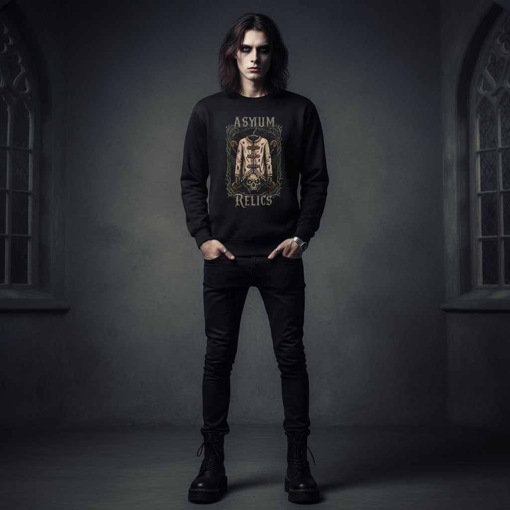 Gothic Asylum Relics Long Sleeve Tee