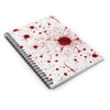Blood Splatter Spiral Notebook