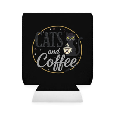 Cats and Coffee Can Cooler Sleeve