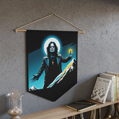 Ozzy Rock Star Wall Pennant | Music Decor | Vintage Style Banner