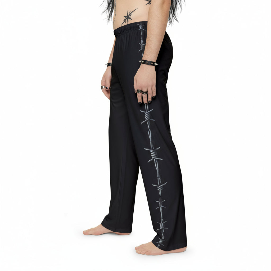 Men's Barbed Wire Relaxed Fit Pajama Pants