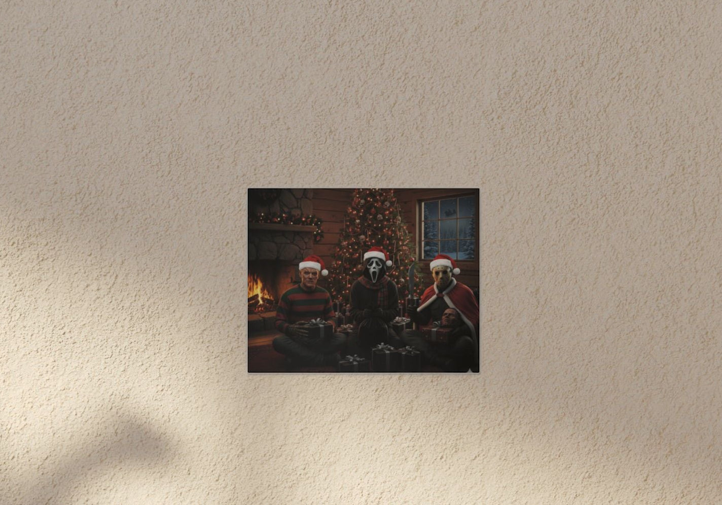 Christmas Horror Canvas Print