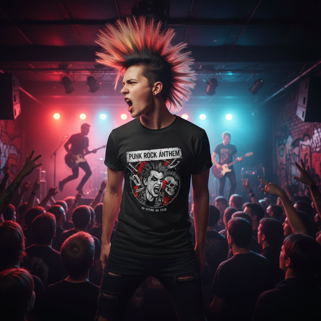 Punk Rock Anthem T-shirt | Unisex Graphic Tee