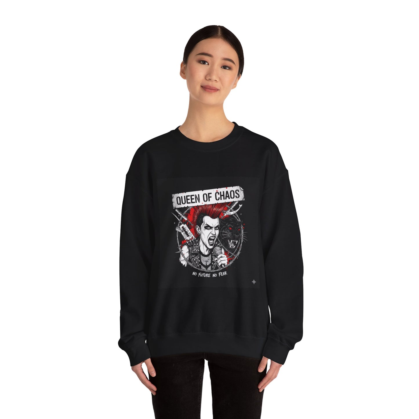 Queen of Chaos Crewneck Sweatshirt