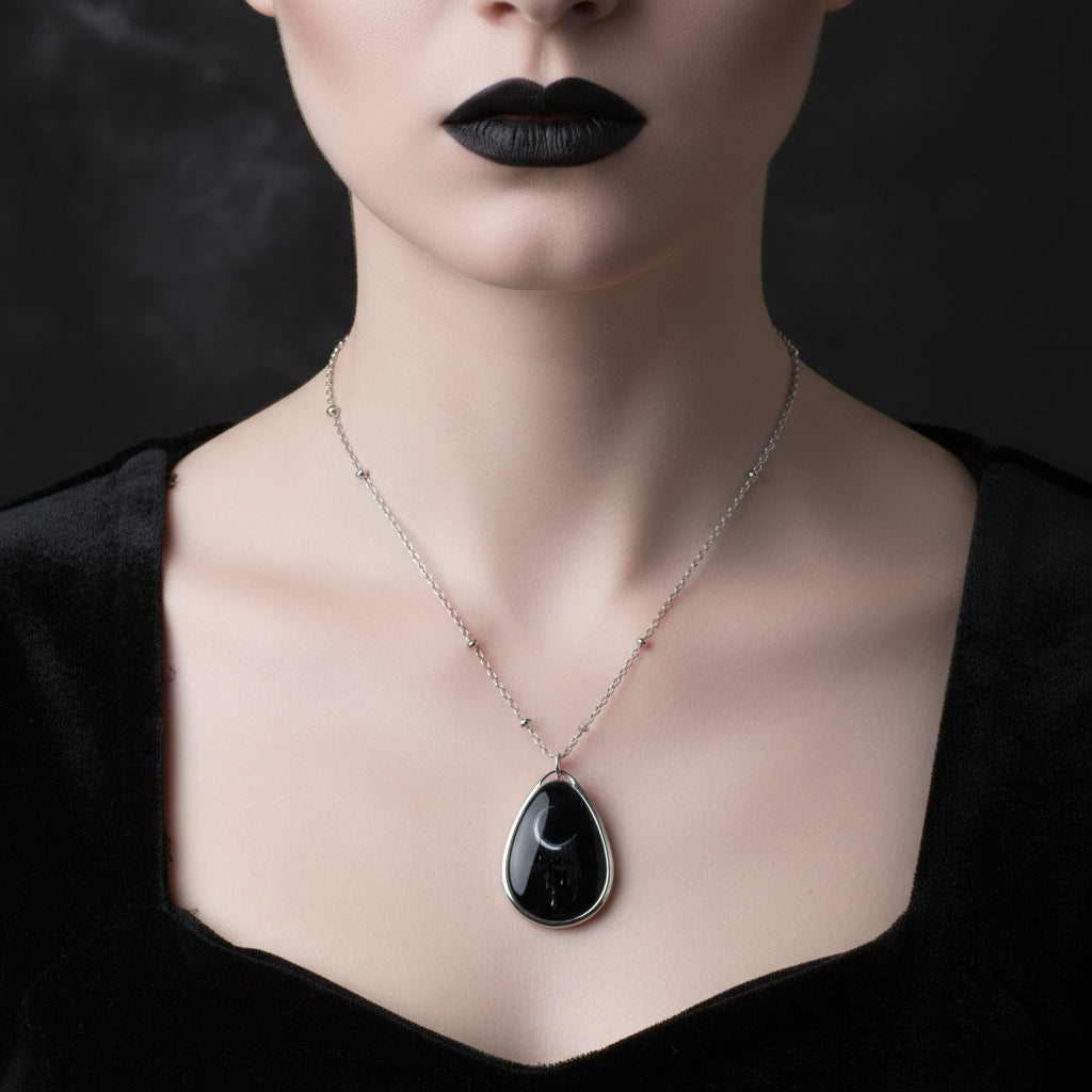 Moonlit Dreams Oval Necklace