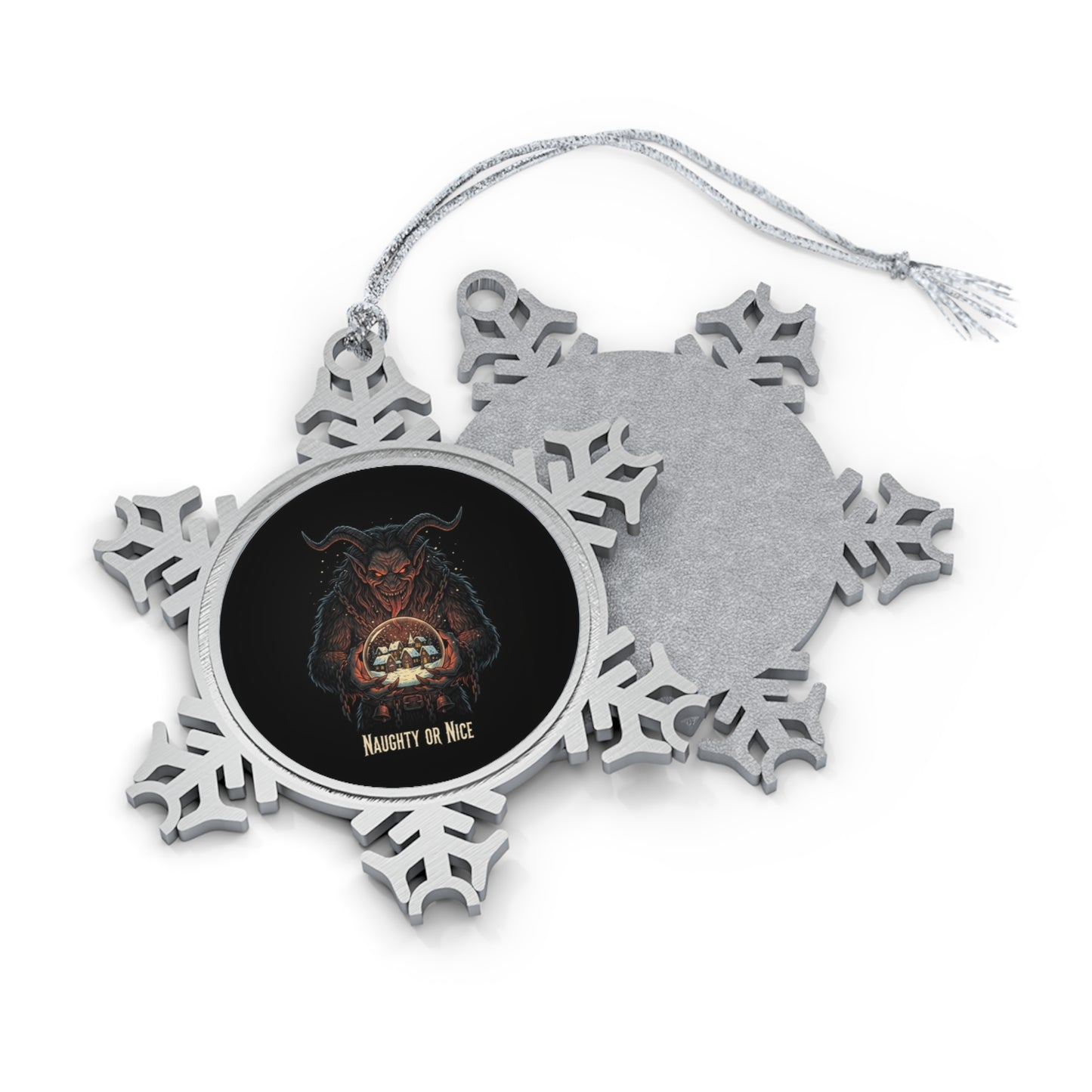 Krampus Snowflake Ornament